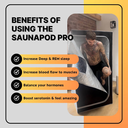 SaunaPod™ Pro Home Spa Steam Sauna