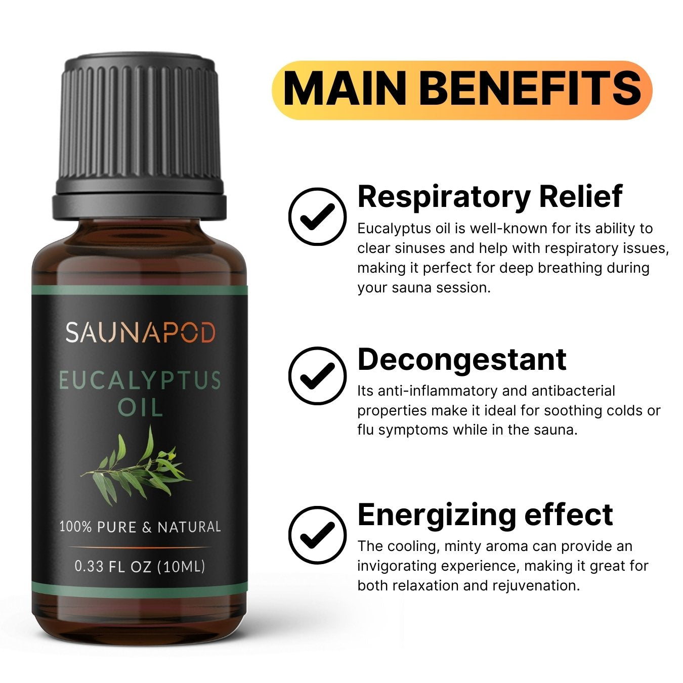 Premium Essential Oils Set for SaunaPod - 100% Natural Aromatherapy Collection