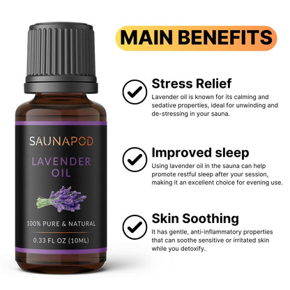 Premium Essential Oils Set for SaunaPod - 100% Natural Aromatherapy Collection