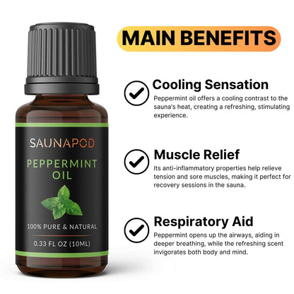 Premium Essential Oils Set for SaunaPod - 100% Natural Aromatherapy Collection