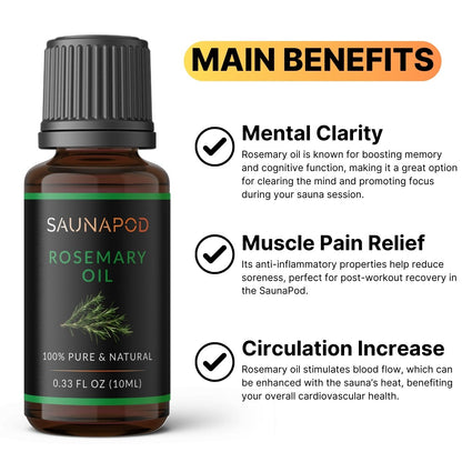 Premium Essential Oils Set for SaunaPod - 100% Natural Aromatherapy Collection