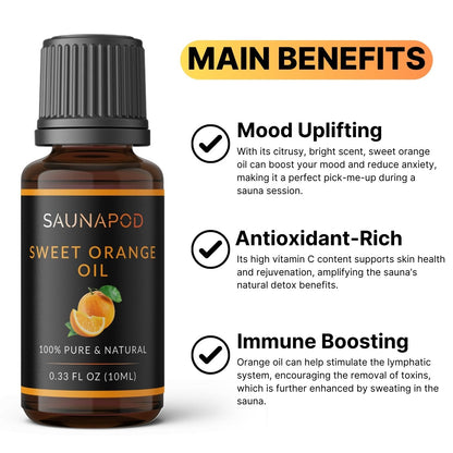 Premium Essential Oils Set for SaunaPod - 100% Natural Aromatherapy Collection