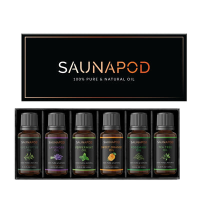 Premium Essential Oils Set for SaunaPod - 100% Natural Aromatherapy Collection