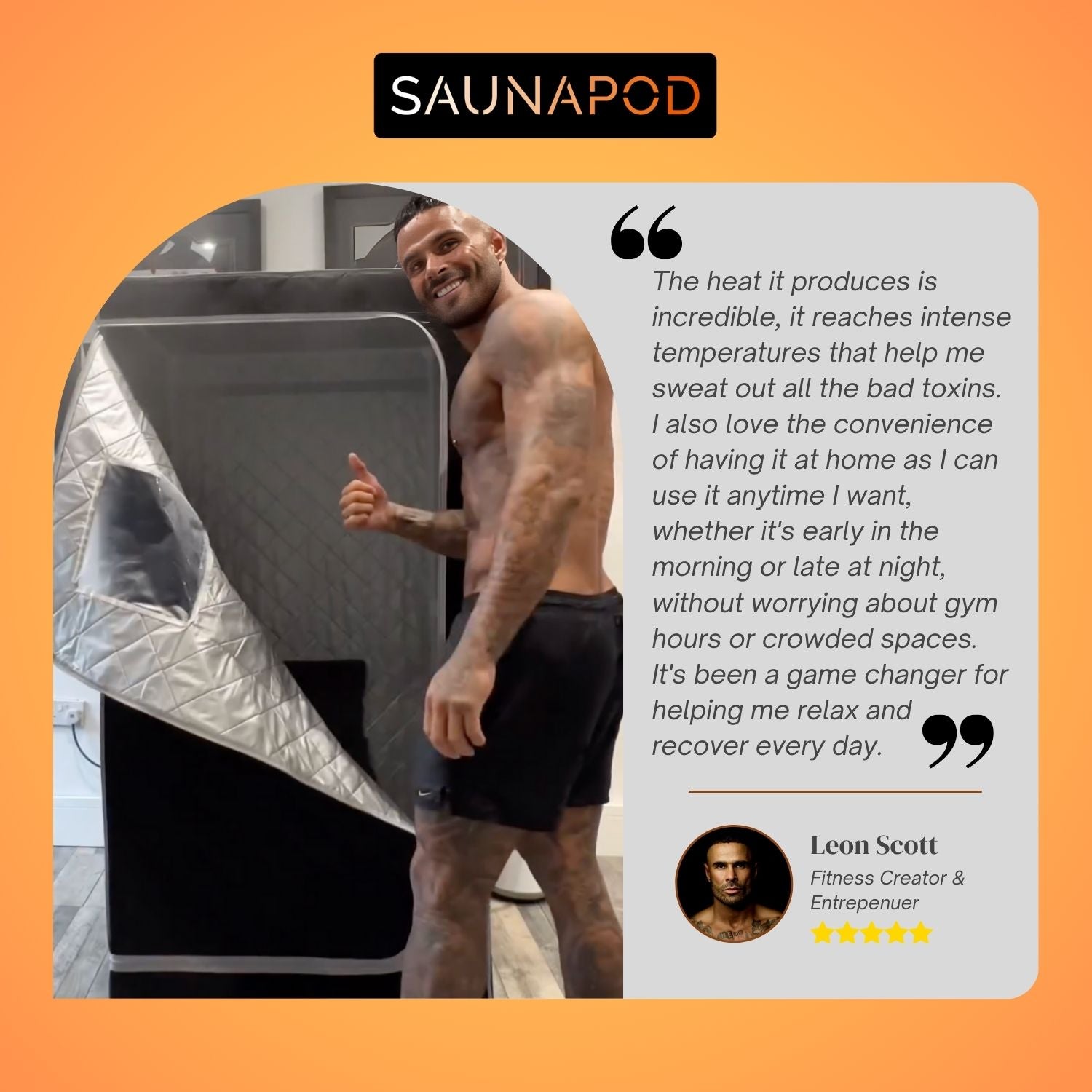 SaunaPod™ Pro Home Spa Steam Sauna